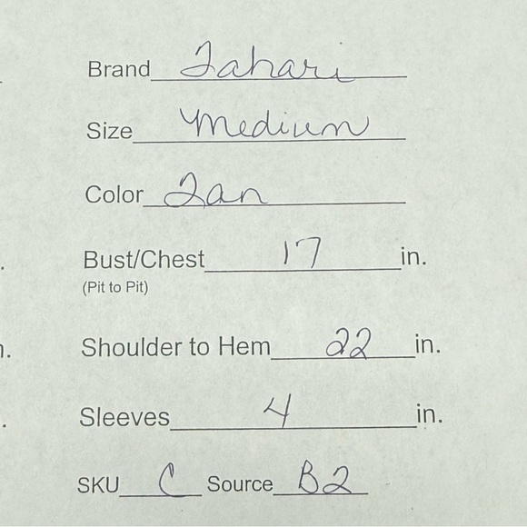 Tahari Tan Pima Cotton Modal Tee Medium Soft Stretch Essential Top - Picture 6 of 6